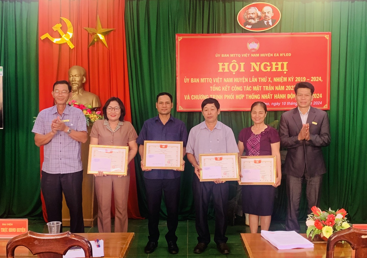 Hội nghị Ủy ban Mặt trận Tổ quốc Việt Nam huyện lần thứ X, nhiệm kỳ 2019 – 2024, tổng kết công tác Mặt trận năm 2023 và chương trình phối hợp thống nhất hành động năm 2024